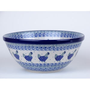 Bunzlau nest schaal 20 cm.  * 57-2597 kippen *